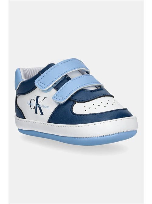 Sneakers neonato CALVIN KLEIN | 82071BLU BIANCO CELESTE